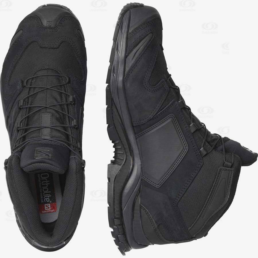 Salomon XA FORCES MID EN Men's Tactical Boots Black | AU-O1271