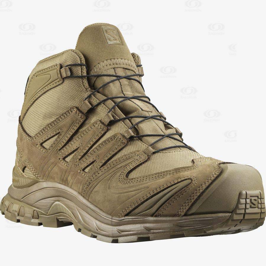 Salomon XA FORCES MID GORE-TEX Women's Waterproof Boots Brown | AU-A1556