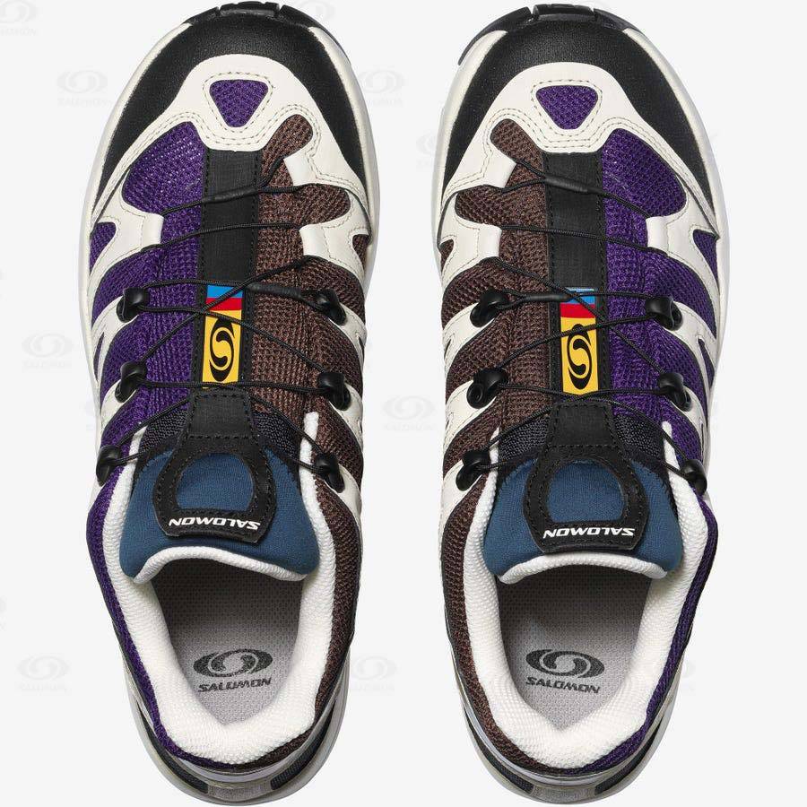 Salomon XA PRO 1 Men's Sneakers Purple / Chocolate / Blue | AU-O1894