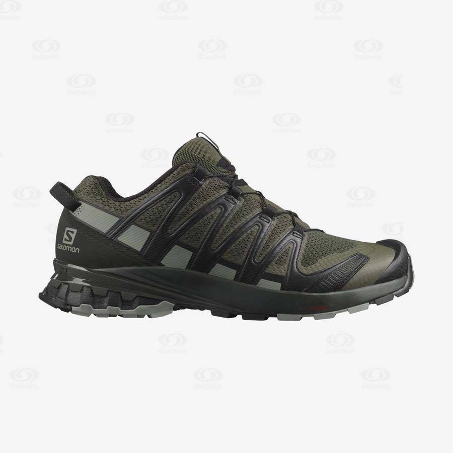 Salomon XA PRO 3D v8 Men\'s Hiking Shoes Black / Olive | AU-N1505