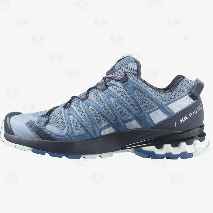 Salomon XA PRO 3D v8 Women's Hiking Shoes Blue | AU-wA2039