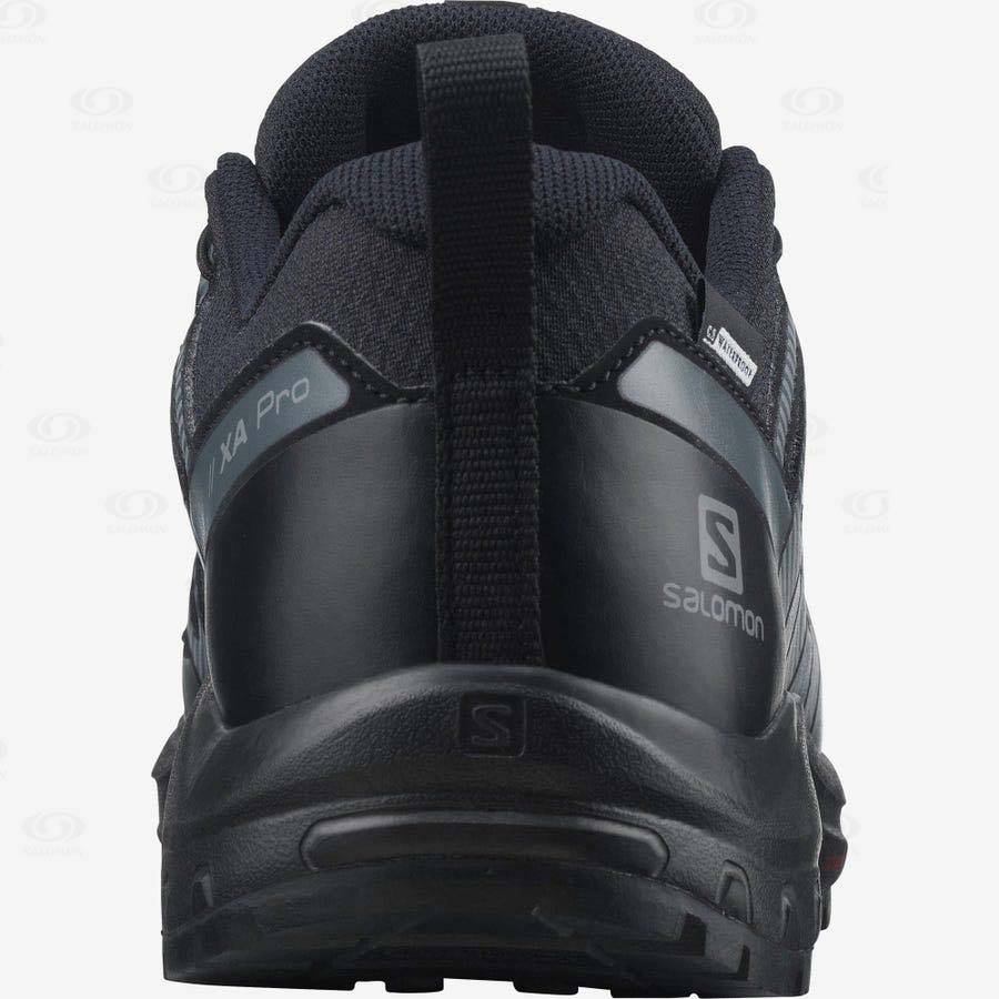 Salomon XA PRO V8 CLIMASALOMON™ Kids' Waterproof Shoes Black | AU-W3650