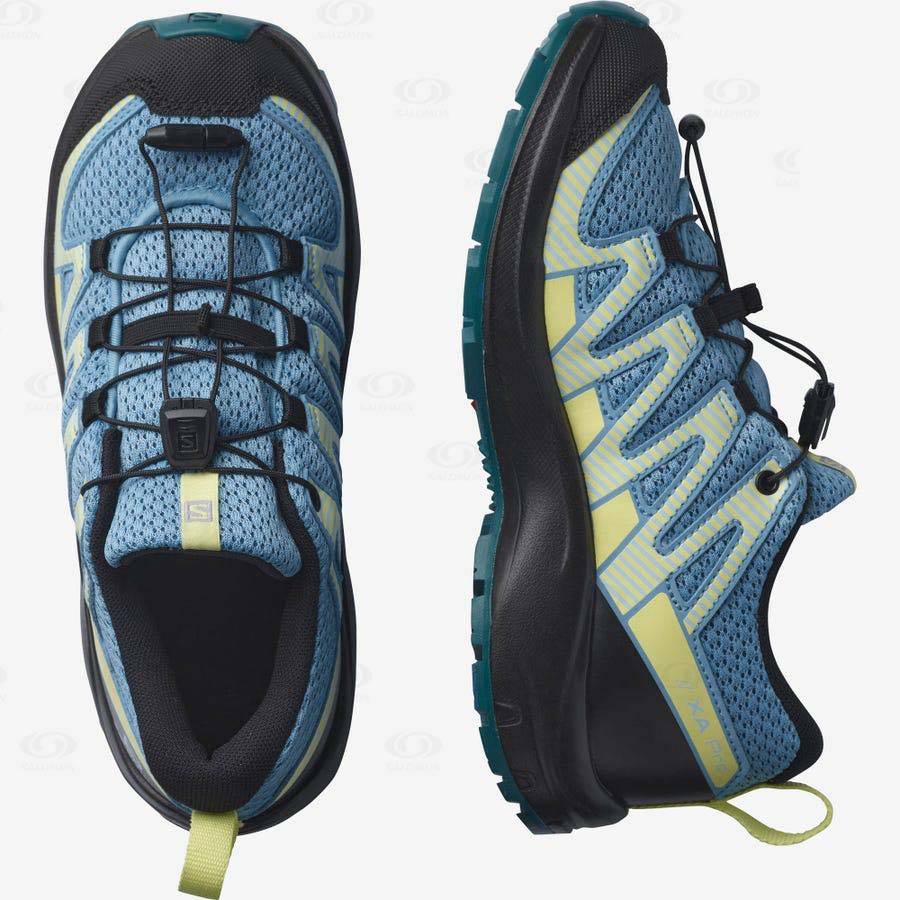 Salomon XA PRO V8 Kids' Hiking Shoes Blue | AU-S1352