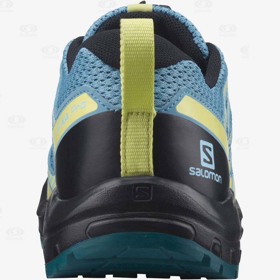 Salomon XA PRO V8 Kids' Hiking Shoes Blue | AU-S1352