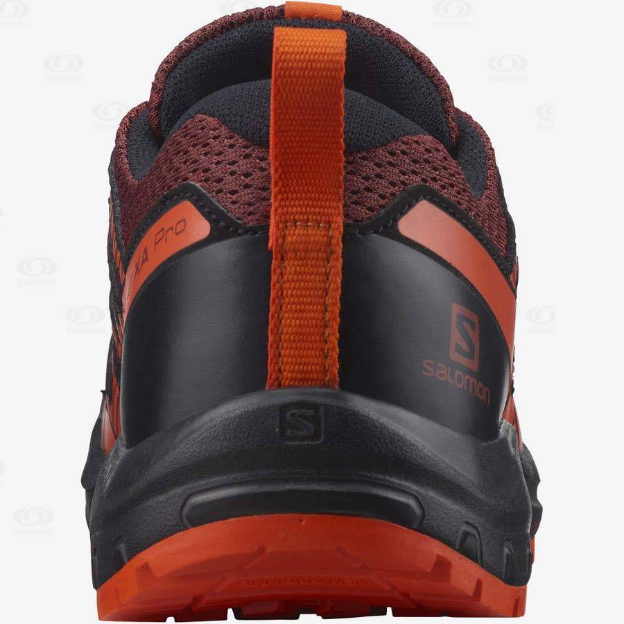 Salomon XA PRO V8 Kids' Trail Running Shoes Orange | AU-W1660