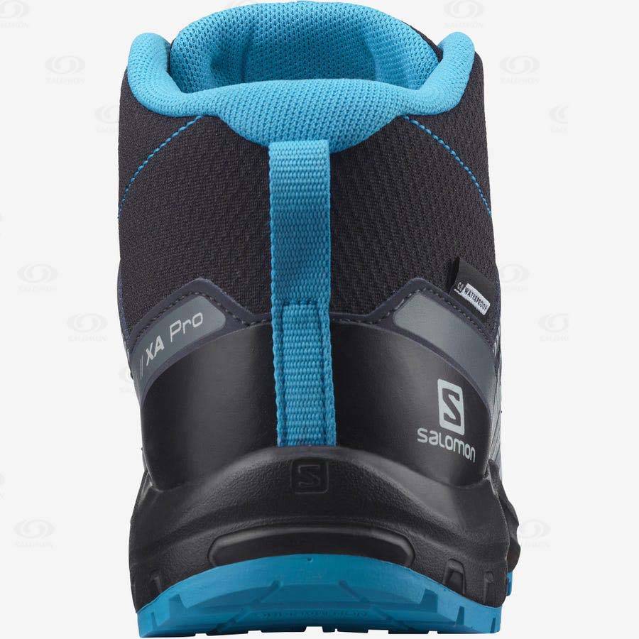 Salomon XA PRO V8 MID CLIMASALOMON™ Kids' Waterproof Shoes Black | AU-O2092