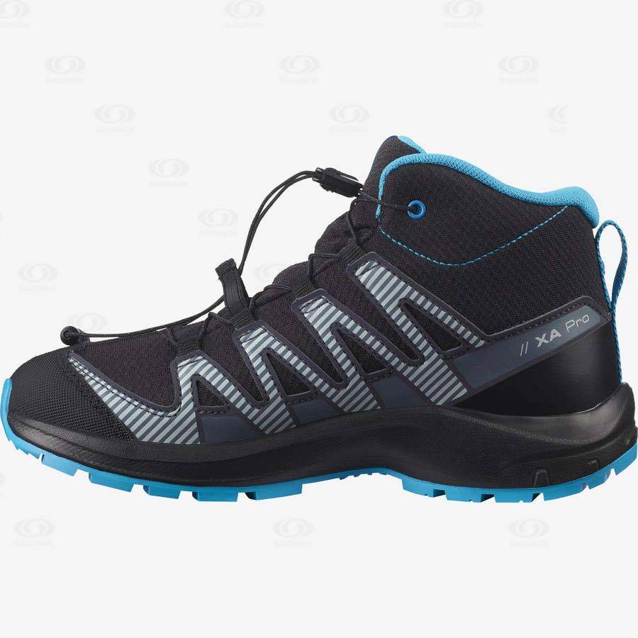 Salomon XA PRO V8 MID CLIMASALOMON™ Kids' Waterproof Shoes Black | AU-O2092