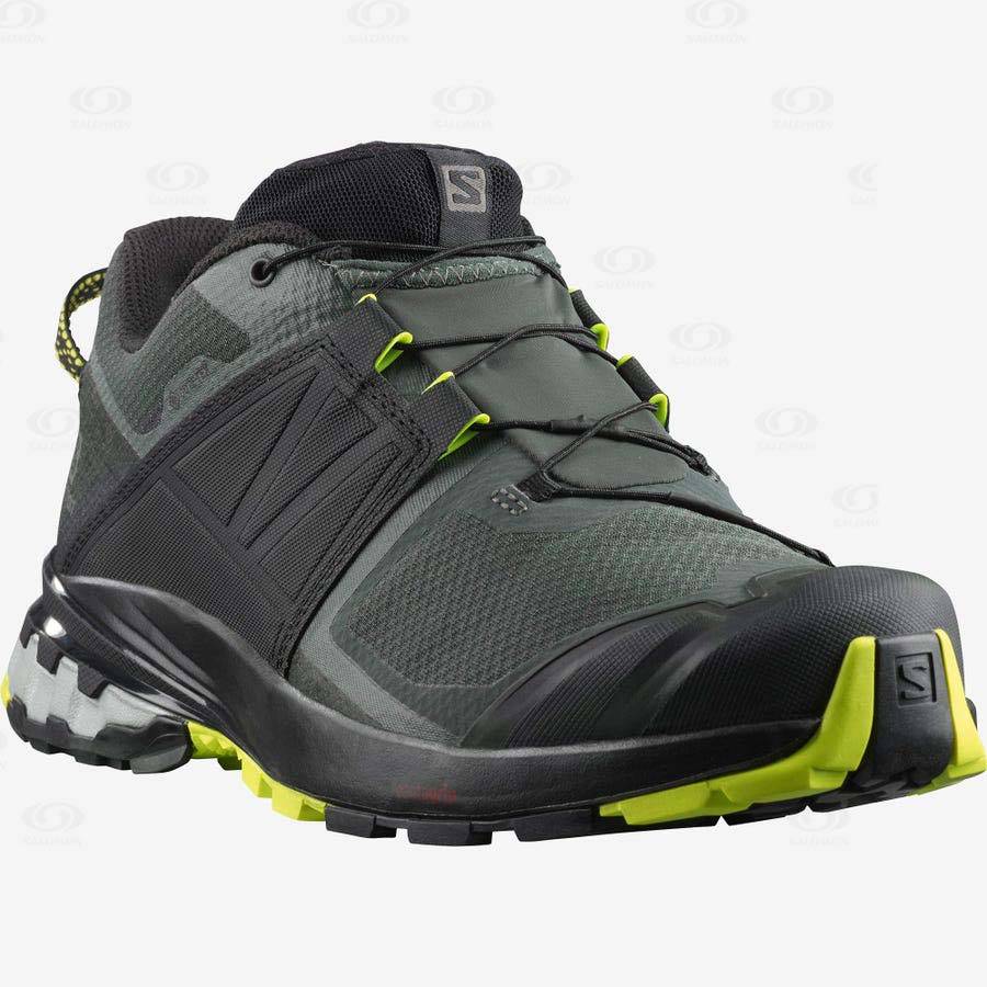 Salomon XA WILD GORE-TEX Men's Trail Running Shoes Black / Olive | AU-O2020