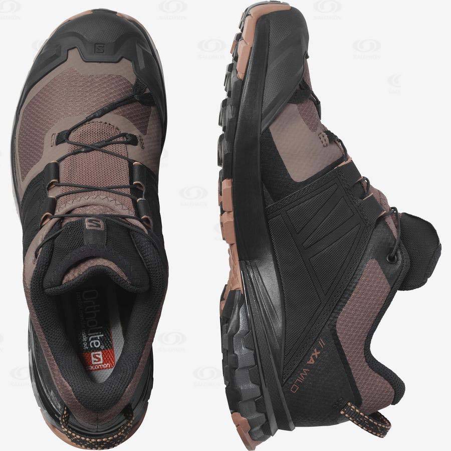 Salomon XA WILD Women's Hiking Shoes Black | AU-N1274