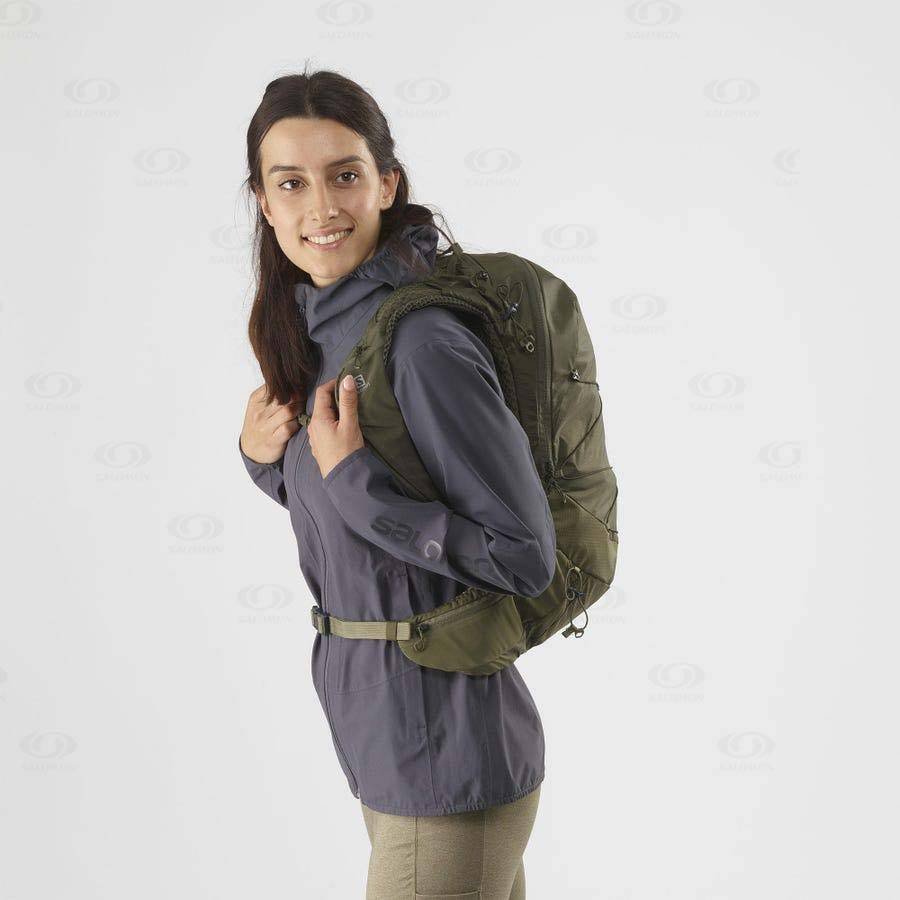 Salomon XT 15 Women's Backpacks Olive | AU-S2318