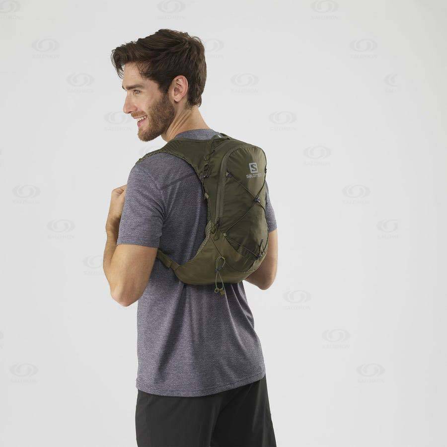 Salomon XT 6 Men's Backpacks Olive | AU-O1439