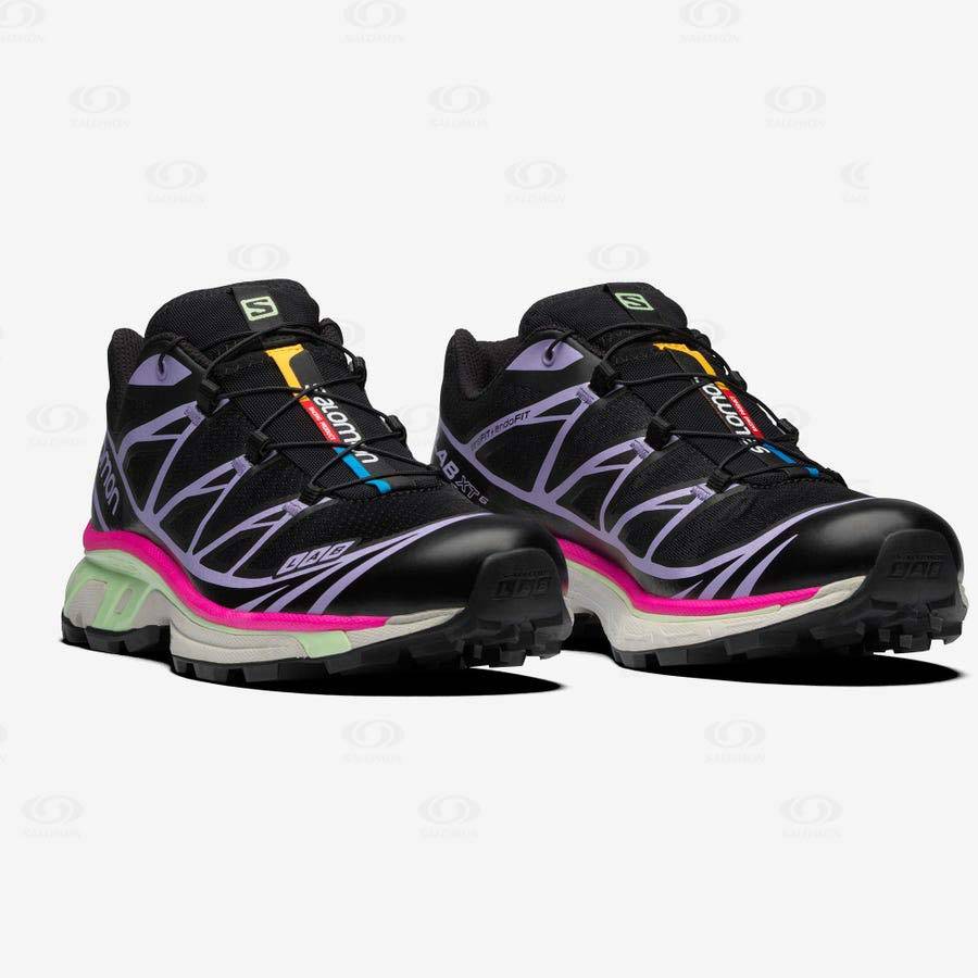 Salomon XT-6 Men's Sneakers Black / Purple | AU-O1343