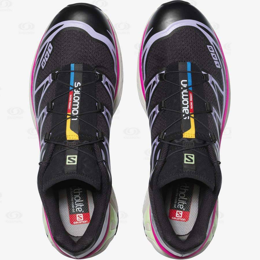 Salomon XT-6 Men's Sneakers Black / Purple | AU-O1343