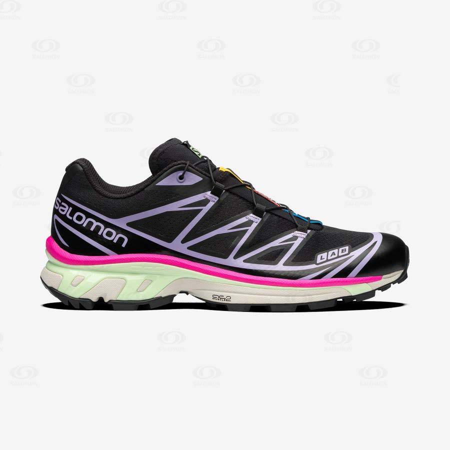 Salomon XT-6 Women\'s Sneakers Black / Purple | AU-A2417