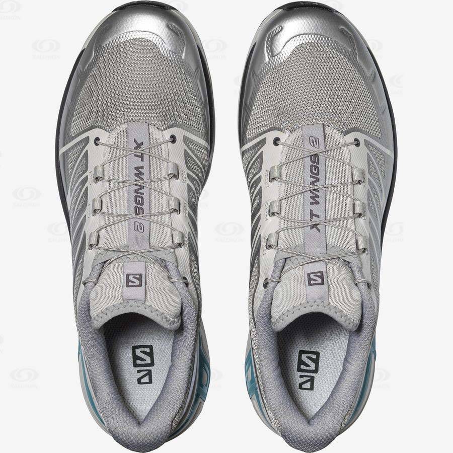 Salomon XT-WINGS 2 ADVANCED Men's Sneakers Silver | AU-S2486