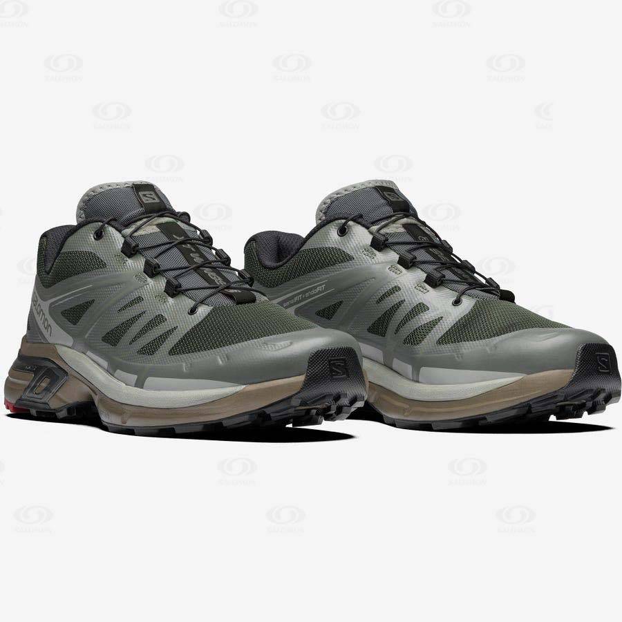 Salomon XT-WINGS 2 ADVANCED Women's Sneakers Olive | AU-A2403