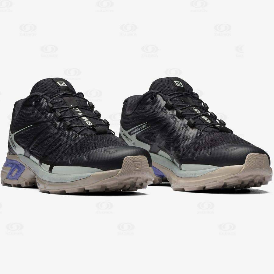 Salomon XT-WINGS 2 Men's Sneakers Black / Blue | AU-L2222