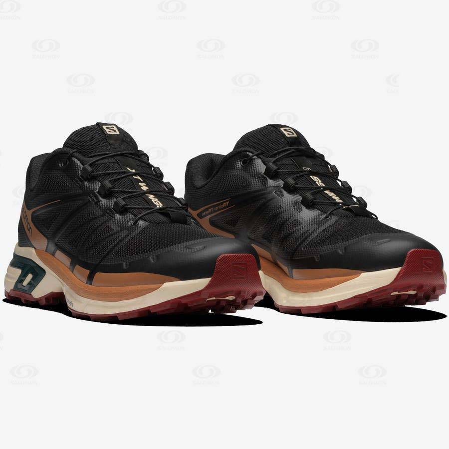 Salomon XT-WINGS 2 Men's Sneakers Black / Coffee | AU-L2369