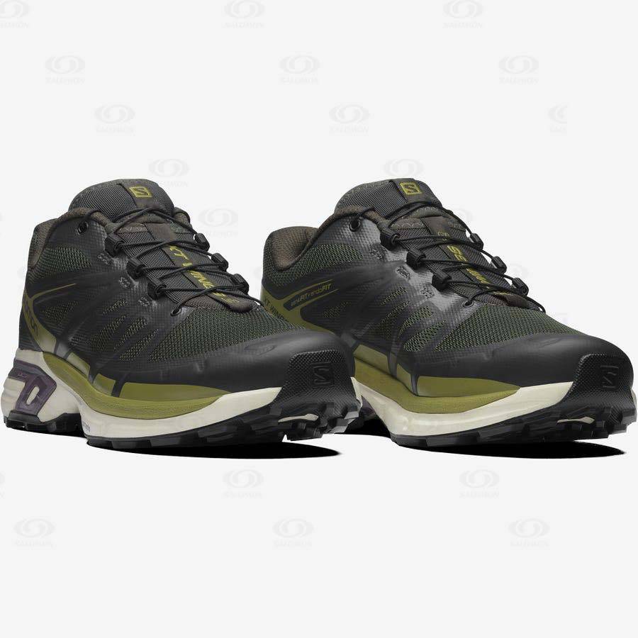 Salomon XT-WINGS 2 Men's Sneakers Black / Olive | AU-O1866