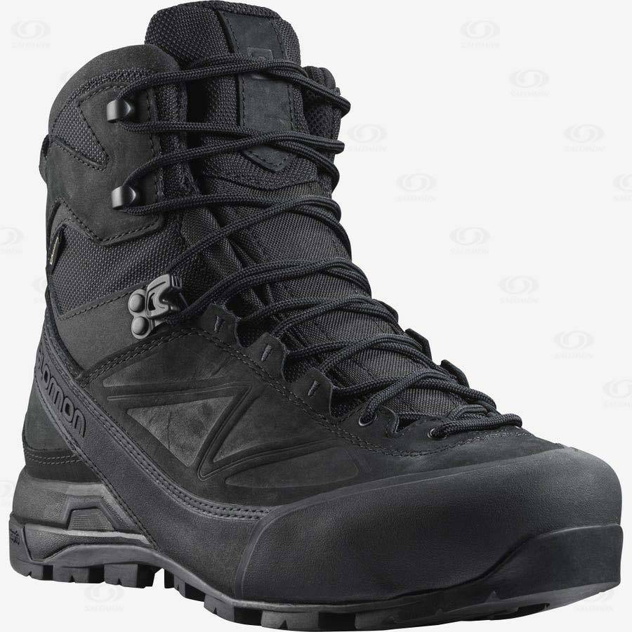 Salomon X ALP GORE-TEX FORCES Men's Tactical Boots Black | AU-A2256