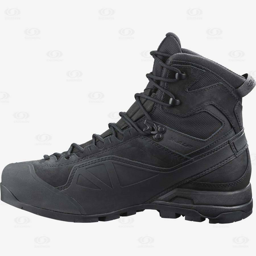 Salomon X ALP GORE-TEX FORCES Men's Tactical Boots Black | AU-A2256