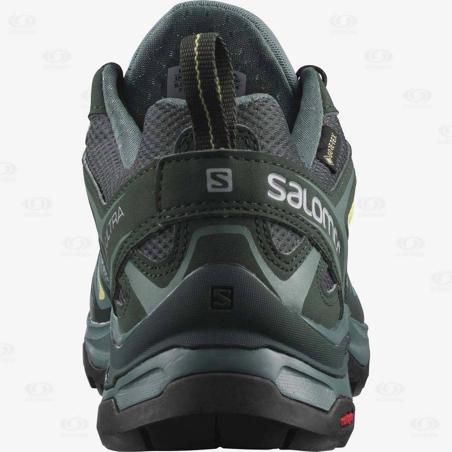 Salomon X ULTRA 3 GORE-TEX Women's Hiking Shoes Green | AU-O2531