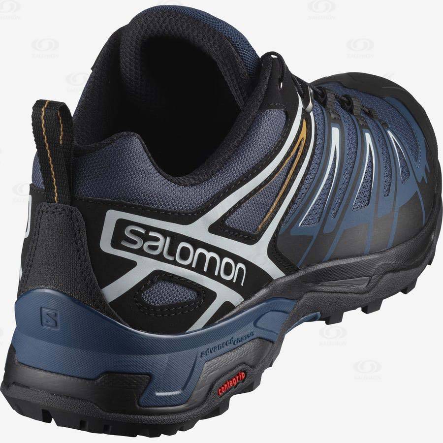 Salomon X ULTRA 3 Men's Hiking Shoes Navy | AU-M1202