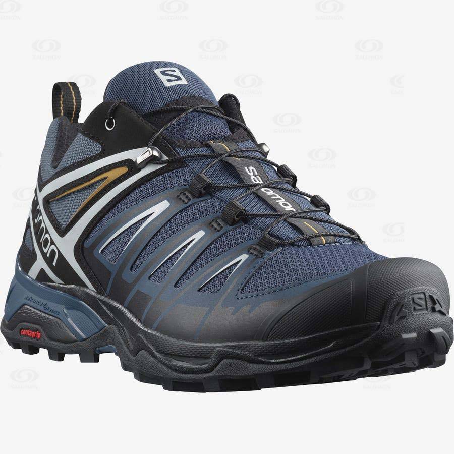 Salomon X ULTRA 3 Men's Hiking Shoes Navy | AU-M1202