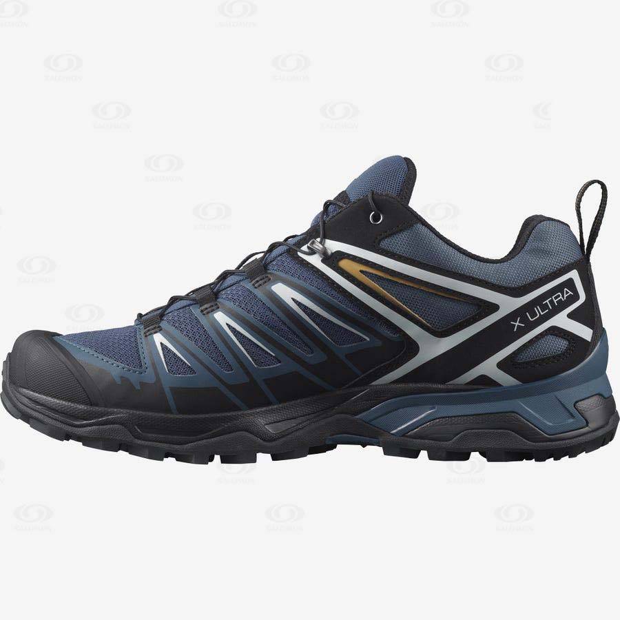 Salomon X ULTRA 3 Men's Hiking Shoes Navy | AU-M1202