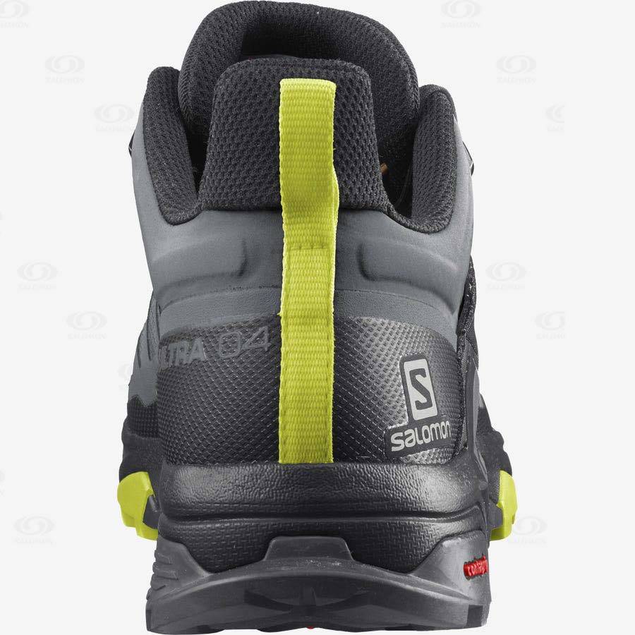 Salomon X ULTRA 4 GORE-TEX Men's Waterproof Shoes Silver | AU-N2310