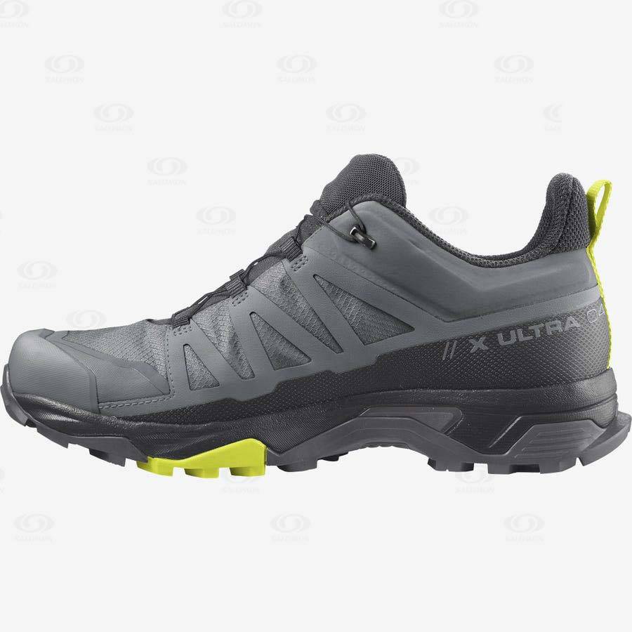 Salomon X ULTRA 4 GORE-TEX Men's Waterproof Shoes Silver | AU-N2310