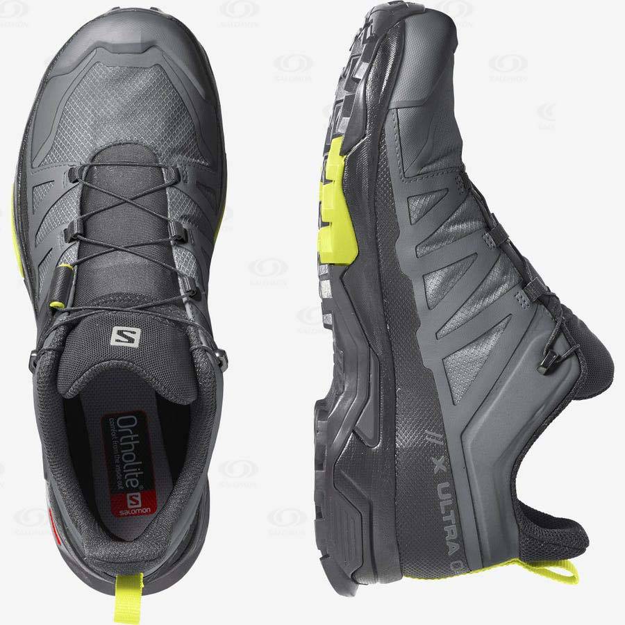 Salomon X ULTRA 4 GORE-TEX Men's Waterproof Shoes Silver | AU-N2310