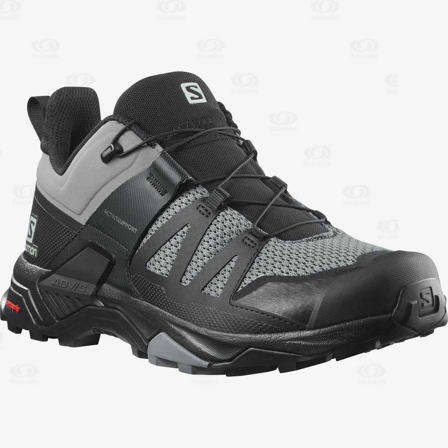 Salomon X ULTRA 4 Men's Hiking Shoes Grey / Black | AU-L2033