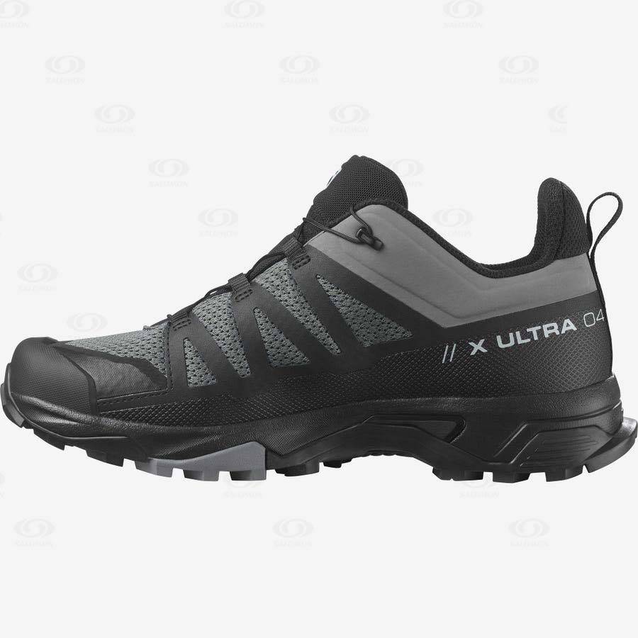 Salomon X ULTRA 4 Men's Hiking Shoes Grey / Black | AU-L2033