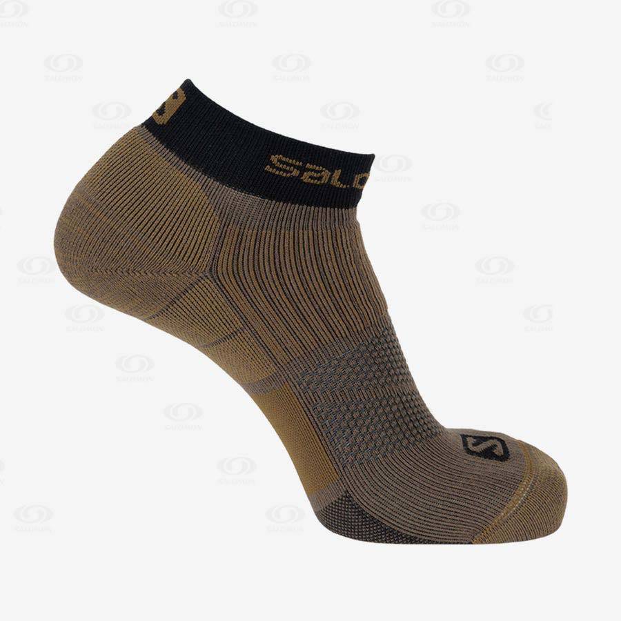 Salomon X ULTRA ANKLE Men\'s Socks Brown | AU-N1253