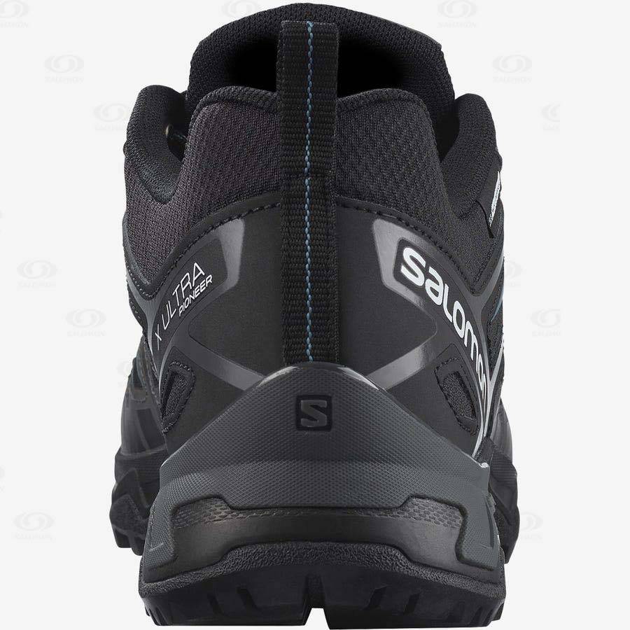 Salomon X ULTRA PIONEER CLIMASALOMON™ WATERPROOF Men's Hiking Shoes Black | AU-O1817