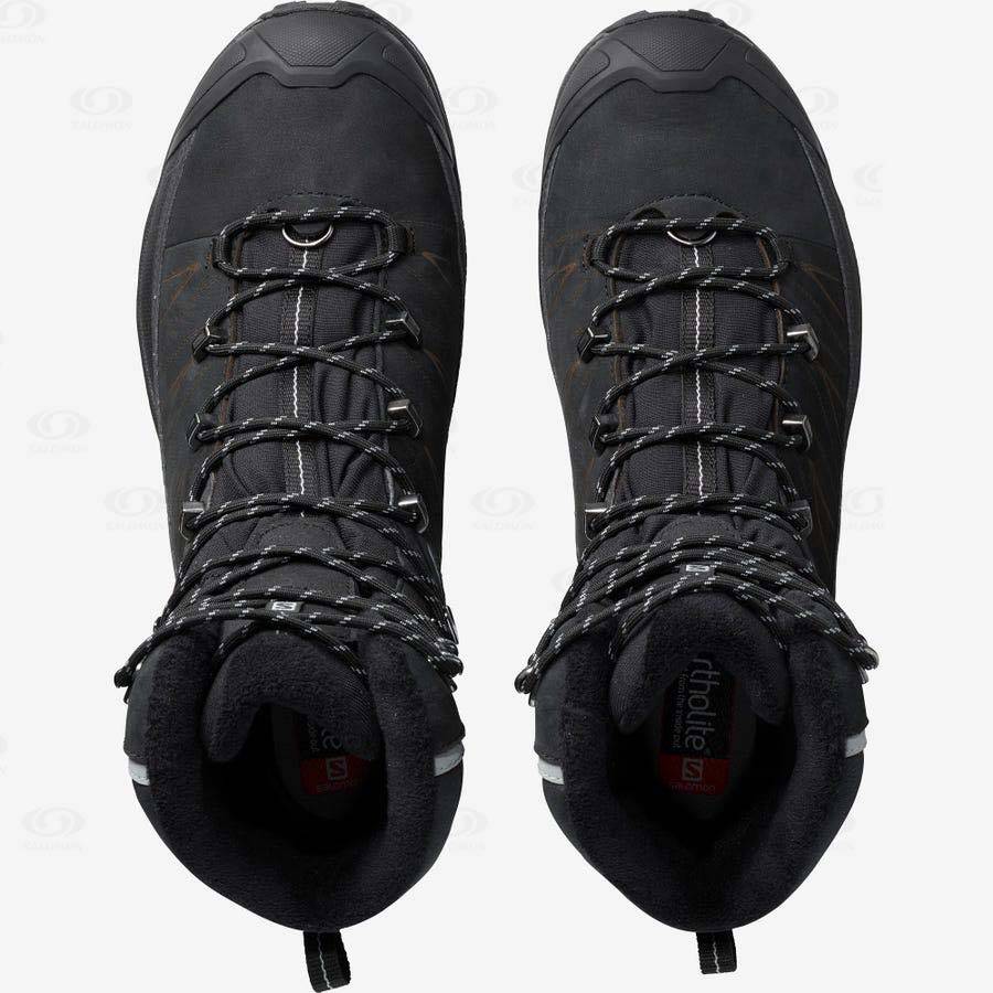 Salomon X ULTRA WINTER CLIMASALOMON™ 2 Men's Waterproof Boots Black | AU-O1180