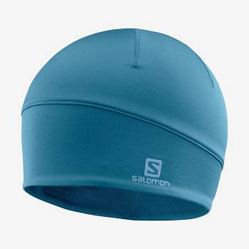 Salomon ACTIVE Men's Hats Blue | AU-O2363