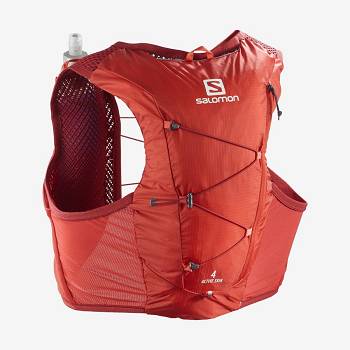 Salomon ACTIVE SKIN 4 Men's Running Packs Red | AU-O1747