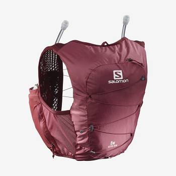 Salomon ACTIVE SKIN 8 Women's Running Packs Red | AU-A1794