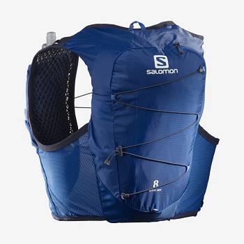 Salomon ACTIVE SKIN 8 Women's Running Packs Blue | AU-L1193