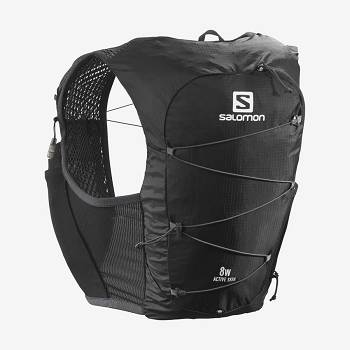 Salomon ACTIVE SKIN 8 Women's Running Packs Black | AU-N2345