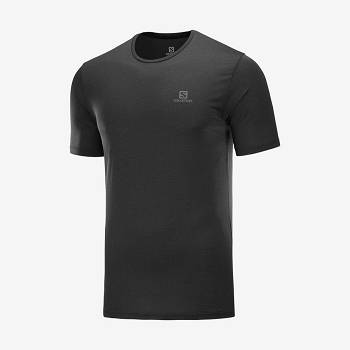 Salomon AGILE TRAINING Men's T Shirts Black | AU-S1807