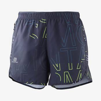 Salomon AGILE Women's Shorts Blue | AU-M1699