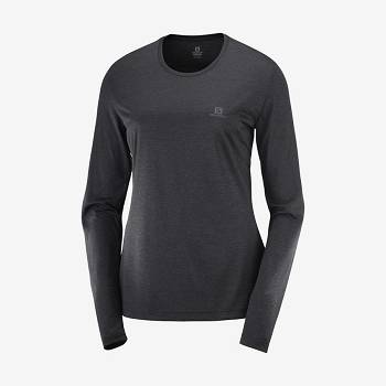 Salomon AGILE Women's T Shirts Black | AU-M1559