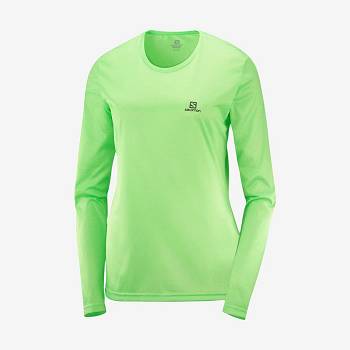 Salomon AGILE Women's T Shirts Green | AU-O2323