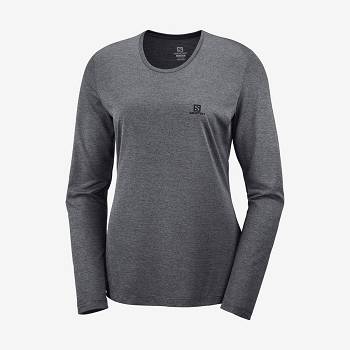 Salomon AGILE Women's T Shirts Grey | AU-A1360