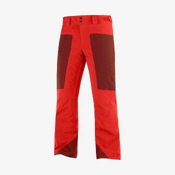 Salomon BRILLIANT Men's Ski Pants Red | AU-M1860