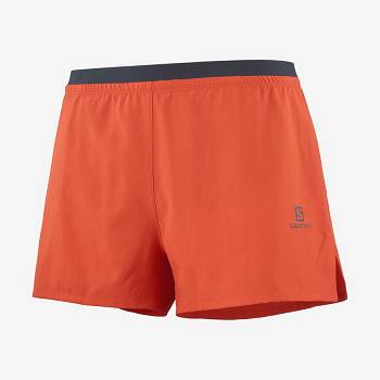 Salomon CROSS 3'' Men's Shorts Orange | AU-O1243