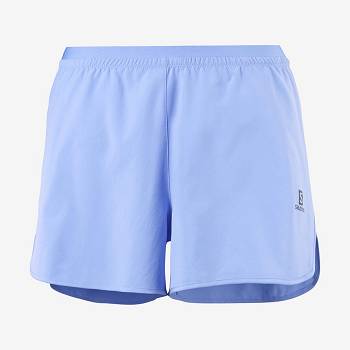 Salomon CROSS 3'' Women's Shorts Blue | AU-S2416